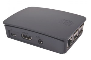 Raspberry PI Original Gehäuse für Raspberry 3 schwarz/grau