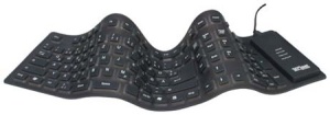 Flexible Tastatur, USB und PS/2, anthrazit