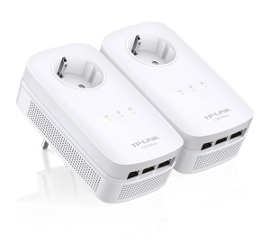 TP-Link AV1300-Gigabit-Powerline-Adapter KIT mit Frontsteck-