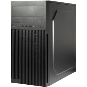 Inter-Tech Mini Tower IT-6521 Straight, schwarz
