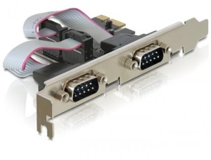 Delock PCI Express > 2 x Seriell