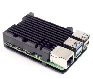 Armor Gehäuse für Raspberry Pi 5, schwarz