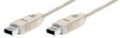 Firewire-Kabel IEEE1394, 1,8 m, 6poliger St. - 6poliger St.