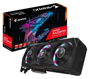 GIGABYTE AORUS Radeon RX 6750 XT Elite 12G, 12GB GDDR6,