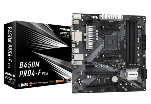 ASRock B450M Pro4-F R2.0, AM4, AMD B450, µATX