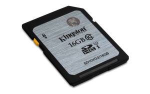 Kingston SDHC 16GB, UHS-I/Class 10 (SD10VG2/16GB)