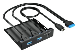 Graugear G-MP01 USB 3.2 Gen. 2 Frontpanel 3,5 Metall