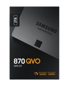 Samsung SSD 870 QVO, 2TB, 6,4 cm, S-ATA 6Gb/s