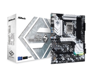 ASRock H670 Steel Legend, DDR4, Intel H670, ATX