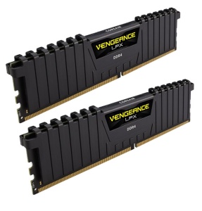 16GB Kit DDR4-RAM, 2400 MHz, Corsair Vengeance LPX schwarz