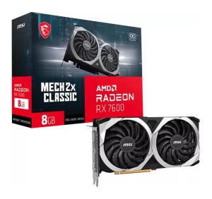 MSI Radeon RX 7600 Mech 2X Classic 8G OC, 8GB GDDR6,