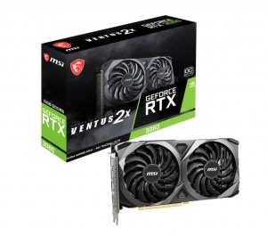 MSI GeForce RTX 3060 Ventus 2X 12G OC, 12GB GDDR6,