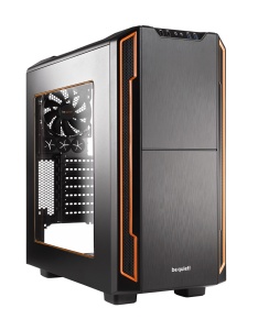 be quiet! Silent Base 600 orange mit Sichtfenster,
