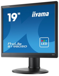 48,3cm TFT iiyama ProLite B1980SD, VGA, DVI, schwarz,