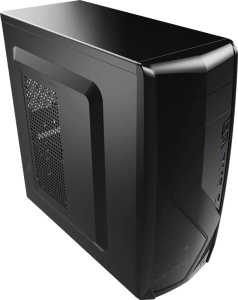 AeroCool Midi Tower CS-1102 Corporate Serie, schwarz