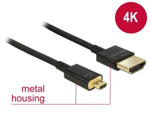 Delock Kabel High Speed HDMI mit Ethernet - HDMI-A Stecker >