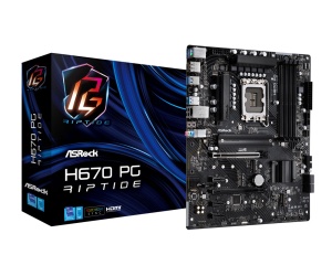 ASRock H670 PG Riptide, DDR4, Intel H670, ATX