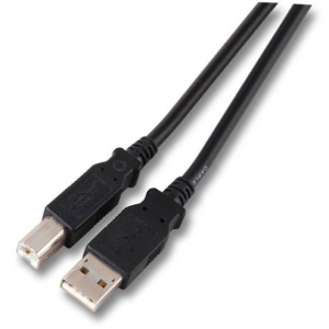 USB-Kabel USB 2.0 A/B 1,00 m St/St