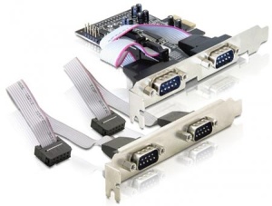 Delock 4 x Seriell PCI Express Karte