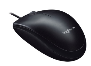 Logitech Mouse M100 schwarz-grau