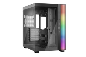 be quiet! Light Base 600 DX Black, schwarz, Glasfenster