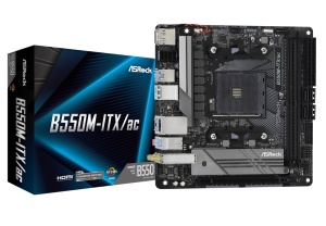 ASRock B550M-ITX/ac, AM4, AMD B550, Mini-ITX