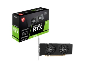 MSI GeForce RTX 3050 LP E 6G OC, 6GB GDDR6,