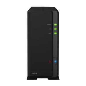 Synology DS118 NAS, 2x USB 3.0, Gigabit-LAN,