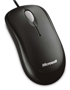 Microsoft Basic Optical Mouse for Business PS2 USB schwarz