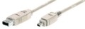 Firewire-Kabel IEEE1394, 5,0 m, 6poliger St. - 4poliger St.