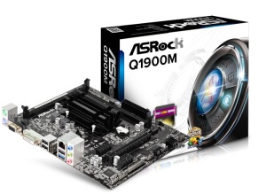 Asrock Q1900M Intel Celeron J1900 (4x 2,0 GHz), µ-ATX