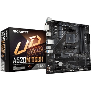 Gigabyte A520M DS3H, AM4, AMD A520, µATX