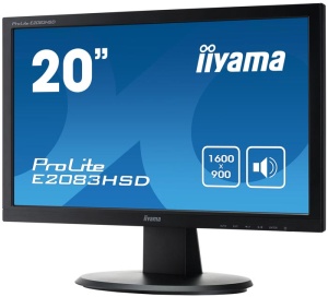 49,4cm 19,5 IIyama ProLite E2083HSD, VGA, DVI, LED