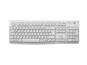 Logitech Keyboard K120, weiß, USB